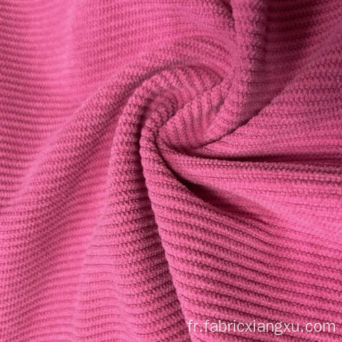 Tissu de chemise en velours enjolit à 100% en polyester pour pantalon